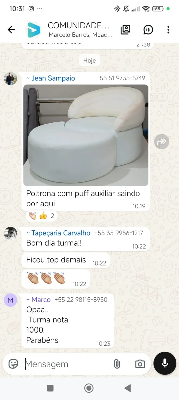 Avaliação de aluno no WhatsApp