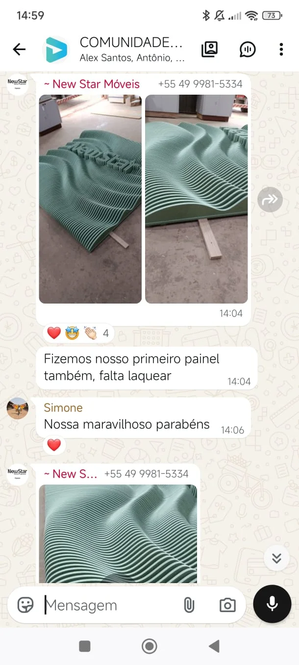 Avaliação de aluno no WhatsApp