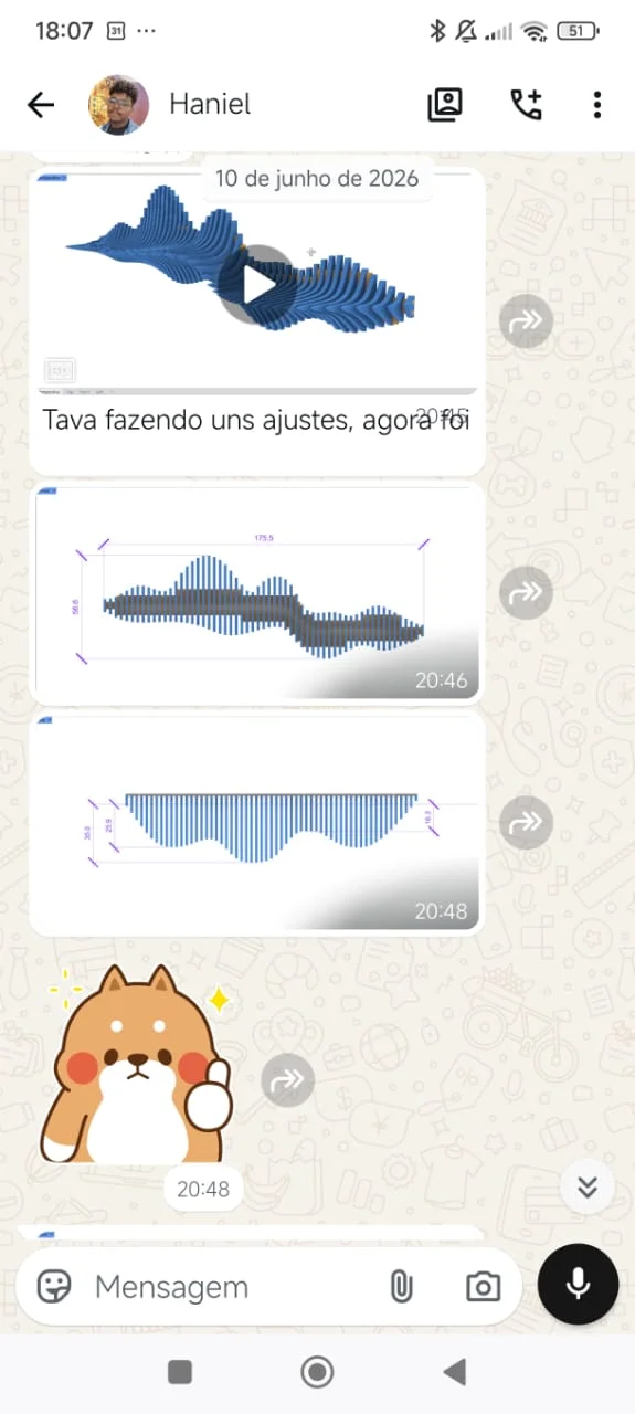 Avaliação de aluno no WhatsApp