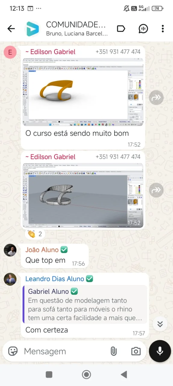 Avaliação de aluno no WhatsApp 16