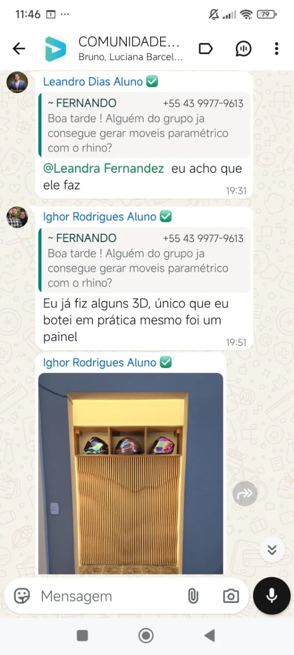 Avaliação de aluno no WhatsApp 35